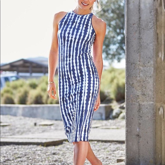 Athleta Dresses & Skirts - Athleta Tie Dye Tidal Midi Tank Dress